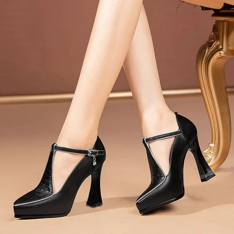 Elevate Your Style with Our Sexy High Heels: Pointed Toe Platform Pumps for Women - Perfect for Parties and Summer Events!
